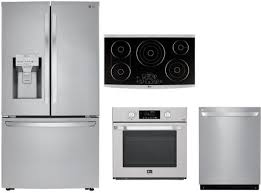 lg 4 piece kitchen appliances package