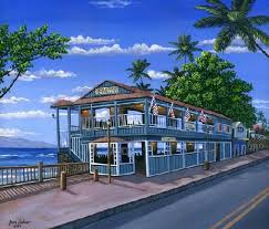 Cheeseburger In Paradise Painting Maui Hawaii Picture Lahaina Front Street Hawaii Pictures Maui Hawaii Paradise Painting