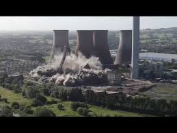 Inside rugeley power station before demolition. Boiler House Demolished At Rugeley Power Station Youtube