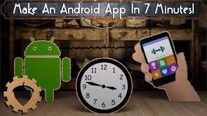 How to create an app from scratch that will keep you in the game for a long time? Make An Android App In 7 Minutes Youtube