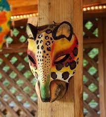 African Cheetah Jacaranda Wall Mask African Sculptures Art Wall Mask