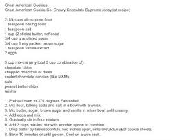 Pin By Cathy Stephens On Recipes Cookies2 American Cookie American Cookie Company Recipe Great American Cookie Recipe