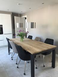 henders en hazel eethoek voor een niet te strak effect de tafel in boomstamuitvoering diseno de mesas de comedor decoracion de comedor muebles mesa