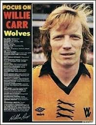 Shoot! magazine in 1978. Focus On with Willie Carr of Wolves.