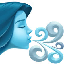 Wind Face Emoji Meaning In Texting Copy Paste This emoji shows a gray or blue human face blowing wind from its mouth. wind face emoji meaning in texting