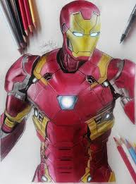 • if you're looking to learn how to draw iron man with our marvel comics livestream all you need is a pencil and paper! Marvel Studios Realistic Ironman Iron Man Drawing Iron Man Art Marvel Drawings