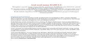 Check spelling or type a new query. Asal Usul Nama Bahulu Nama