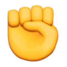 Raised Fist Emoji U 270a U E010 Raised Fist Fist Charlie Sheen Winning
