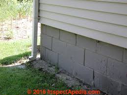 Foundation block dimensions (length, width, height). Diagnose Evaluate Step Cracks In Concrete Block Walls Foundations