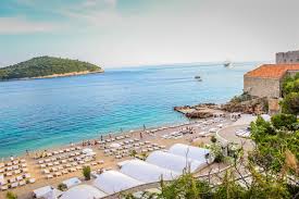 Du finder alle typer af telte til camping: Strand Banje Dubrovnik Kroatien Strande