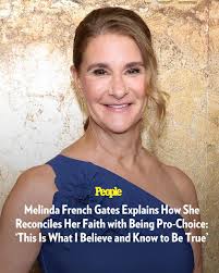 🔗: bit.ly/4lFpDUR Melinda French Gates is opening up about what she  describes as "almost a crisis of faith" that ultimately led her to  reconcile her Catholic beliefs with her pro-choice stance. 📷️:
