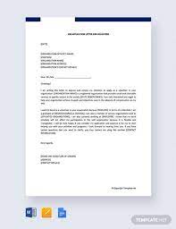 An invitation letter is a formal letter from someone or an organization abroad that invites you to visit their country for a specific reason which is stated on the letter. 7 Job Application Letter For Volunteer Free Sample Example Format Download Free Premium Templates