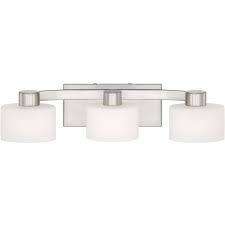 Bath 4 Quoizel In Brushed Nickel Bathroom Light Fixtures Brushed Nickel Bathroom Light Fixtures Contemporary Bathroom Lighting