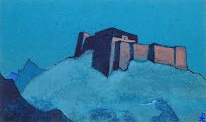 Tibetan Dzong, 1937 Painting by Nikolai Konstantinovich Roerich