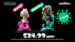 漆彈大作戰2 公佈新amiibo手辦pearl和marina 官方預告片欣賞 射擊 steamxo pearl and marina iphone wallpaper vintage nintendo amiibo