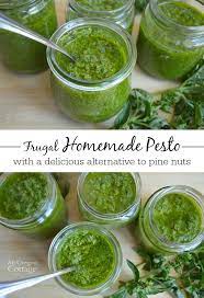 Homemade Frugal Pesto Recipe With A Secret Ingredient An Oregon Cottage Recipe Homemade Pesto Pesto Recipe Food Processor Recipes