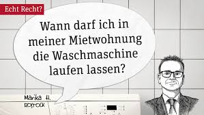 Damit das nachbarschaftsverhältnis gut bleibt, sind kommunikation und rücksicht füreinander entscheidend. Larmbelastigung Waschmaschinennutzung Durch Mieter Deutsche Anwaltauskunft