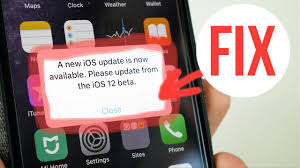 Fix Ios 12 Beta Annoying Popup Message A New Ios Update Is Now Available Youtube