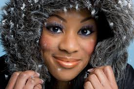 495 African American Snow Women Stock Photos