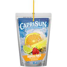 Capri Sun Tropical Punch Flavored Juice Tropical Punch Flavored Drinks Capri Sun Juice