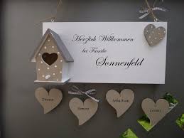Turschild Mit 4 Namen Willkommen Vogelhaus Turschilder Hausturschilder Namensschilder
