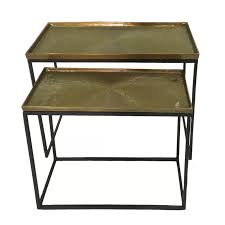Trisler 2 Piece Nest Of Tables In 2020 Colorful Table Table Table Top
