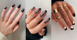 Dale una vista diferente a tus uñas con estos increíbles diseños de uñas negras que debes usar ahora puedes lucir unas excelentes uñas de color negro ideales para una fiesta o hasta para una. 10 Ideas De Unas Negras Super Sofisticadas Para Las Fiestas De Fin De Ano