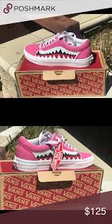 pink bape old skool vans customs visit rarecustomss