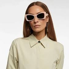 NEW Celine CL40236I 72A CELINE 3 DOTS Pink Grey Women Butterfly Sunglasses