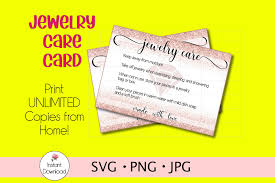 What are the universal laundry symbols? Printable Jewelry Care Card Jewelry Care Instructions 1046988 Card And Invites Design Bundles