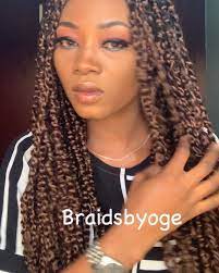 Abuja Online Braid Store On Instagram Stylesteal Our Medium Passion Twist Colour Colo Braided Hairstyles Updo Braids For Black Hair Holiday Hairstyles
