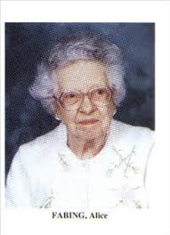 Alice Fabing Obituary (2011)