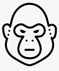 Check spelling or type a new query. Screaming Vector Black White Face Frames Illustrations Draw A Gorilla Face Easy Hd Png Download Kindpng