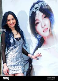 TAIPEI Singer Angela Chang poses at a press conference
