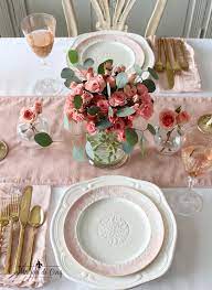 I used it in a fireside table setting here: A Soft Romantic Valentine S Day Table For Two