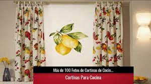 Gran variedad de tejidos para cocinas rojas. De 100 Fotos De Cortinas De Cocina Modernas Youtube