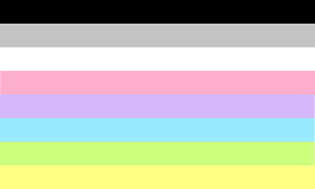 They are the only colors that cannot be made by mixing two other colors. Pride Genderflux