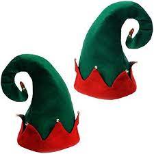 Amazon Com Christmas Elf Hat Felt Elf Hat With Jingle Bells By Funny Party Hats Clothing Christmas Hat Christmas Games Printable Christmas Games