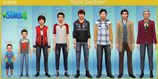 I found, that mod from file a lot of sliders for the sims 4 v0.06.1.zip ( from . Shorter Teen Height Preset Update 1 1 Physical Niveasimscc