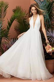 This Wtoo 11709 Glitra A Line Bridal Dress Is Fashioned In Glitter Fabric With An Ultra Pl Watters Wedding Dress Halter Top Wedding Dress Indian Wedding Dress