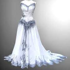 Pin By Amanda Farrell On Wedding Dress Ideas Corpse Bride Dress Goth Wedding Dresses Pagan Wedding Dresses