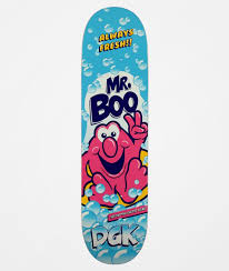 The deck riding surface will be facing down and the wheel use a skate tool and remove the axle nut from the wheels. Dgk Mr Boo 8 06 Skateboard Deck Zumiez