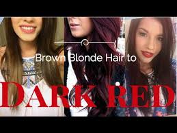 If this resonates with who you are, why not try a combination of chocolate brown and auburn 20. How To Dark Red Hair From Blonde Brown L Oreal Paris Preference Mousse Absolue Youtube