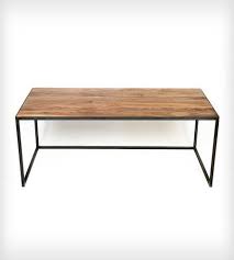 For larger families with small children, a sturdy wood accent table is a great choice. Long Wood Desk With Industrial Steel Legs 1380818682 Wood Desk Steel Furniture Walnut Desks
