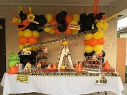 Shop a wide variety of wedding favors, supplies, tablecloths, personalized napkins & more Construction Balloon Arch And Dessert Table Construction Theme Party Construction Birthday Parties Construction Birthday Theme