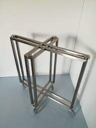 Struttura Tavolo In Acciaio Inox Dotata Di Ruote Stainless Steel Table Structure With Wheels Acciaio Progettazione Arredamento Casa