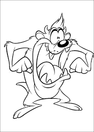 Wallpaper, coloring pages, games and more. Taz