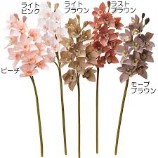 シンビジウム 造花 シンビジューム 洋ラン アーティフィシャルフラワー 77cm : インテリアグリーンと植木鉢の通信販売 - 通販 -  Yahoo!ショッピング