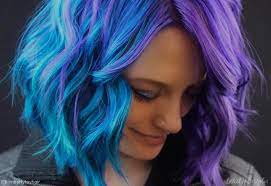 You can get blue hair and purple hair, blue hair streaks and purple hair streaks with indigo on light colour hair. 23 Incredible Examples Of Blue And Purple Hair In 2021