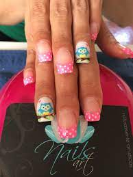 Nails Art Acrylic Nails Nails Owl Nail Designs Cute Christmas Nails Owl Nails